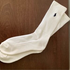 Polo Ralph Lauren NEW Classic Single Logo Crew Length Socks